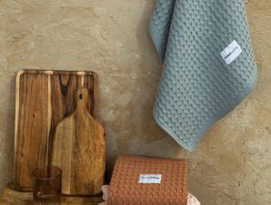 Πετσέτες Κουζίνας (Σετ 3 Τμχ) 50X70 Nima Blush (50×70)