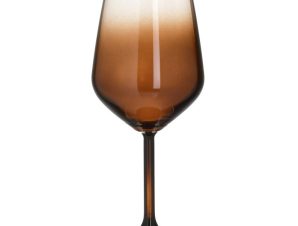 Σετ Ποτήρι Κρασιού 6τμχ Γυάλινο CLICK 490ml. 6-60-961-0052 (Υλικό: Γυαλί, Χρώμα: Μελί) – CLICK – 6-60-961-0052
