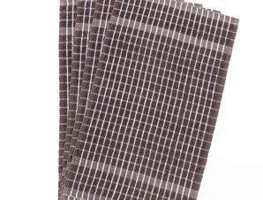 Πετσέτες Κουζίνας (Σετ 4 Τμχ) 30X50 Melinen Kas Grey (30×50)