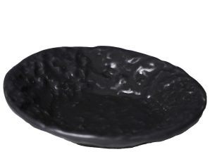 Πιάτο Ρηχό Volcano Black Dust ESPIEL 23×4εκ. QAB116K6 (Χρώμα: Μαύρο) – ESPIEL – QAB116K6