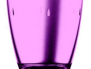 Ποτήρι Νερού – Αναψυκτικού Πλαστικό Drop Μωβ 380ml MORI 2A
